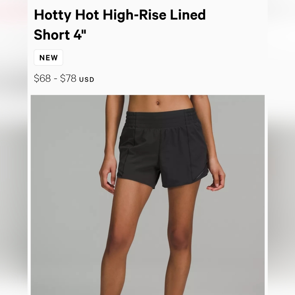 Lululemon Hotty Hot shorts